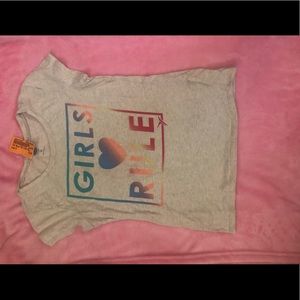 Girls rule shirt medium size 8